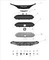 Chrysler Voyager Emblem Diagram - 68467316AA