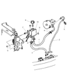 Jeep Cherokee Power Steering Hose Diagram - 52088387AB