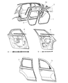 Chrysler PT Cruiser Door Seal Diagram - XW42XXXAA