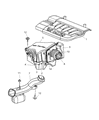 2004 Chrysler Pacifica Air Duct Diagram - 5510000AB