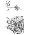 Dodge Caliber Engine Mount Diagram - 5272725AC