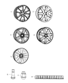 2012 Jeep Liberty Spare Wheel Diagram - 1TB80AAAAA