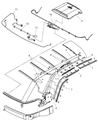 Chrysler Convertible Top Motor Diagram - 5127344AB