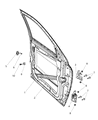 Ram 5500 Door Hinge Diagram - 68058519AB