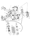 Dodge Dakota Shock And Strut Mount Diagram - 52013484AB