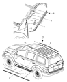 Chrysler Aspen Door Seal Diagram - 55364721AB