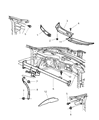 Chrysler Concorde Weather Strip Diagram - 4574395