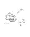 Ram 2500 Engine Mount Diagram - 68349283AA