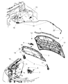 Ram C/V Hood Hinge Diagram - 68059732AD