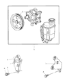 2008 Dodge Ram 3500 Power Steering Pump Diagram - 52013978AD