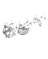 Chrysler 300 Engine Mount Bracket Diagram - 4726026AB