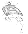 Ram Hood Hinge Diagram - 5160345AC