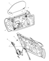 Dodge Viper Window Regulator Diagram - 4865611AD