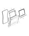 Chrysler Pacifica Window Run Diagram - 68188743AB