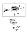 Jeep Fog Light Diagram - 68187870AB