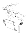Ram A/C Condenser Diagram - 68312697AB