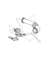 Dodge Caliber Air Intake Coupling Diagram - 4891634AD