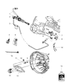 Jeep Wrangler Clutch Fork Diagram - 52107555AB