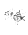 Jeep Wrangler Throttle Body Diagram - 53013290AA