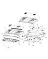Jeep Wrangler Hood Diagram - 68281973AE
