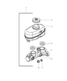 Jeep Wrangler Brake Master Cylinder Diagram - 4798157