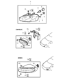Chrysler Sebring Light Socket Diagram - MR570419