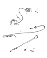 Jeep Grand Cherokee Accelerator Cable Diagram - 52109653AD
