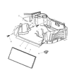 Dodge Intrepid Trunk Lid Latch Diagram - 5056207AA