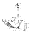 Dodge Dart Coil Springs Diagram - 5168043AC