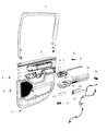 Ram Armrest Diagram - 6EK421X7AD