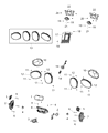 Jeep Car Speakers Diagram - 68043031AC