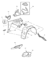 Chrysler Pacifica Fender Diagram - 5093793AB