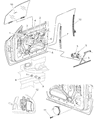 1999 Dodge Dakota Door Handle Diagram - 5FT39DX9