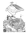 Dodge Journey Engine Cover Diagram - 4861773AA