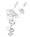 Dodge Ram 2500 Automatic Transmission Shifter Diagram - 52107612