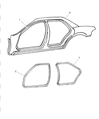 Dodge Intrepid Weather Strip Diagram - 4756652