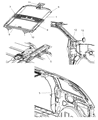 Chrysler Voyager Sunroof Diagram - 5093945AA