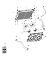 Dodge Viper Radiator Diagram - 5181841AA