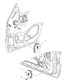 2002 Dodge Durango Car Speakers Diagram - 56043097AB