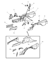 Chrysler Coil Spring Bracket Diagram - 5101713AA
