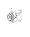 Ram ProMaster City A/C Compressor Diagram - 68477449AA