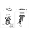 Dodge Fuel Level Sensor Diagram - 5136022AH