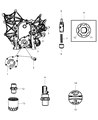 Jeep Wrangler Oil Filter Diagram - 4105409AB