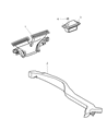 2005 Jeep Liberty Air Duct Diagram - 55037562AB