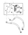 2005 Dodge Ram 1500 Oil Cooler Diagram - 5290412AB