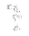 Chrysler 200 ABS Control Module Diagram - 68270555AA