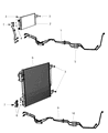 Jeep Wrangler Oil Cooler Diagram - 68143895AA