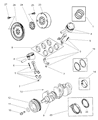 Chrysler Cirrus Piston Ring Set Diagram - MD319935
