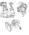 2002 Chrysler Voyager Brake Line Diagram - 4721200AA