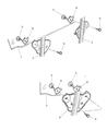 Jeep Cherokee Window Regulator Diagram - 55155013AJ